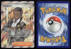 Salvatore 202/162 Full Art Ultra Rare Temporal Forces Pokemon English NM - Image 3