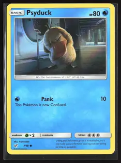 Pokemon TCG - Psyduck (Holo Common) Holo Common Detective Pikachu 7/18 NM - Image 1