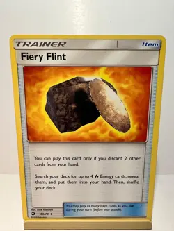 Fiery Flint 60/70 Uncommon Dragon Majesty Pokemon Lightly Played - Image 1