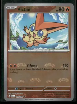 Victini (Master Ball Pattern) 012/086 Rare Black Bolt Pokemon NM/M - Image 1