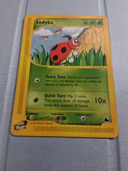 Pokemon Ledyba (72) Skyridge 072/144 LP Vintage NM Fast Ship - Image 2