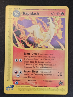 Pokemon TCG Rapidash 51 Vintage Black Star Promo Mint / Near Mint - Image 1