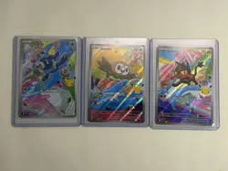 Pokemon 30th Anniversary Full Art Promo Set - Rowlet, Litten, Popplio - Image 1