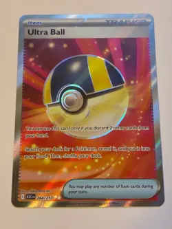 Ultra Ball 264/217 Ultra Rare Ascended Heroes Pokemon Holo Near Mint - Image 1