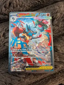 Pokemon Mega Lucario ex Mega Evolution 179/132 Special Illustration Rare TCG - Image 1