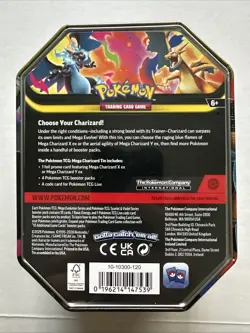 Pokemon TCG Mega Charizard Y EX Tin SEALED - Image 3