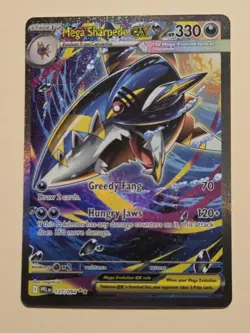 Pokemon TCG Mega Sharpedo Ex 127/94 Holo Special Illustration Rare 127/94 SIR - Image 1