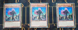 YUGIOH Exosister Martha x3 (POTE-EN025) Secret Rare 1st Edition Near Mint - Image 1