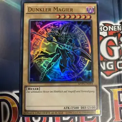 Yu-Gi-Oh! Dunkler Magier MVP1-DEV3 Ultra Rare Limit. Auflage Deutsch NM - Image 1