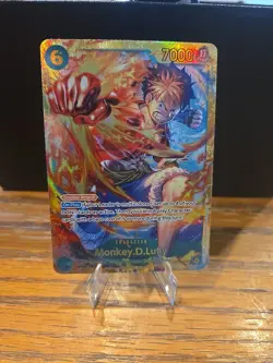 One Piece TCG Monkey D. Luffy SEC OP13-118 English Secret Rare - Image 2