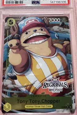 2025 One Piece Tony Tony Chopper ONLINE Regionals PSA 10 Extremely Rare - Image 3