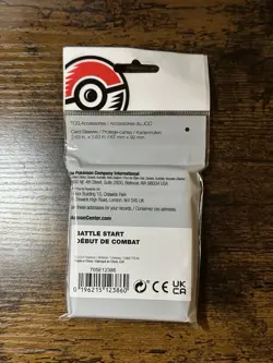 Pokemon Center Official Sleeves (x65) Battle Start Pikachu Charizard Comic - New - Image 2