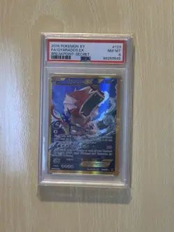 Pokemon XY Breakpoint Gyarados Shiny EX #123/122 2016 Secret Rare PSA 8 - Image 1