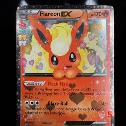 Flareon EX RC6-32 Generations: Radiant Collection Holo Pokemon Card - Image 4
