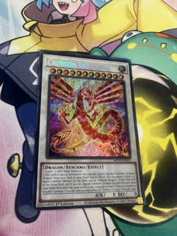 Crimson Dragon MP24-EN097 MISPRINT Secret Rare Foil Near Mint Yugioh TCG - Image 1