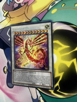 Crimson Dragon MP24-EN097 MISPRINT Secret Rare Foil Near Mint Yugioh TCG - Image 2