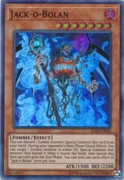 Jack-o-Bolan - IGAS-EN026 - Super Rare - Unlimited Edition Near Mint Yugioh! Car - Image 1