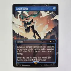 NM Swan Song Secret Lair Hatsune Winter Diva Miku Commander Counter Spell - Image 1