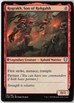 Rograkh, Son of Rohgahh (197) - Normal - Commander Legends (CMR) - NM - Image 1