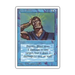 WotC MtG Unlimited Psionic Blast (U) EX - Image 1