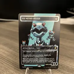 Big Mother Mouser Borderless Surge Foil Commander Teenage Mutant Ninja Turtles - Image 1