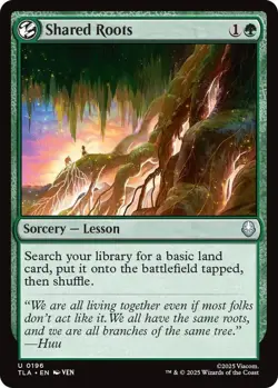 Shared Roots | 196 | MTG | Avatar: The Last Airbender | Foil | 50% Off 2nd Item - Image 1