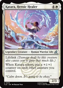 Katara, Heroic Healer | 215 | MTG | Avatar | Foil | 50% Off 2nd Item - Image 1