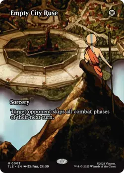Empty City Ruse (Borderless) | 3 | MTG | Avatar | Normal | 50% Off 2nd Item - Image 1