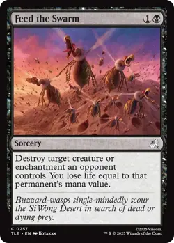 Feed the Swarm | 257 | MTG | Avatar | Foil | 50% Off 2nd Item - Image 1