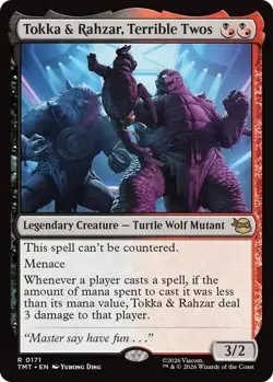 Tokka & Rahzar, Terrible Twos | 171 | MTG | Teenage Mutant Ninja Turtles | Foil - Image 1