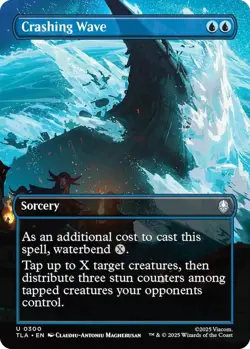 Crashing Wave (Borderless) | 300 | MTG | Avatar | Foil | 50% Off 2nd Item - Image 1