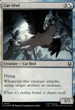 Cat-Owl | 212 | MTG | Avatar: The Last Airbender | Foil | 50% Off 2nd Item - Image 1