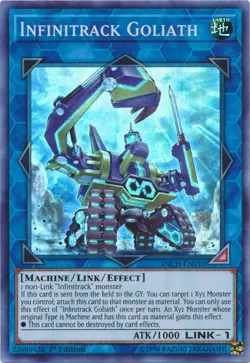 Infinitrack Goliath - INCH-EN010 - Super Rare - 1st Edition Near Mint Yugioh! Ca - Image 1