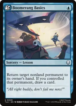 Boomerang Basics | 46 | MTG | Avatar | Foil | 50% Off 2nd Item - Image 1