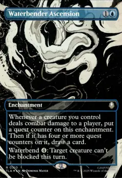 Waterbender Ascension (Borderless)| 310 | MTG | Avatar | Foil | 50% Off 2nd Item - Image 1