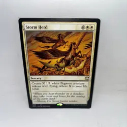 Storm Herd 75 Rare Commander 2019 Magic: The Gathering Lightly Played - Image 1