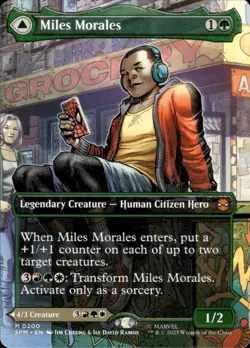 Miles Morales(Borderless) | 200 | MTG | Marvel's Spider-Man | 50% Off 2nd Item - Image 1
