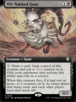 Oft-Nabbed Goat (Extended Art) | 31 | MTG | Lorwyn Eclipsed | 50% Off 2nd Item - Image 1