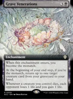 Grave Venerations (Extended Art) | 29 | MTG | Lorwyn Eclipsed | 50% Off 2nd Item - Image 1