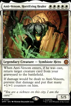 Anti-Venom, Horrifying Healer | 1 | MTG | Marvel's Spider-Man | 50% Off 2nd Item - Image 1