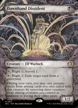 Dawnhand Dissident (Showcase) | 311 | MTG | Lorwyn Eclipsed | 50% Off 2nd Item - Image 1