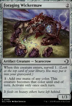 Foraging Wickermaw | 256 | MTG | Lorwyn Eclipsed | Foil | 50% Off 2nd Item - Image 1