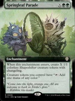 Springleaf Parade (Extended Art) | 39 | MTG | Lorwyn Eclipsed | 50% Off 2nd Item - Image 1
