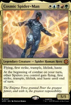 Cosmic Spider-Man | 127 | MTG | Marvel's Spider-Man | Normal | 50% Off 2nd Item - Image 1