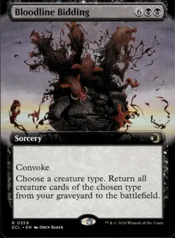 Bloodline Bidding (Extended Art) | 359 | MTG | Lorwyn Eclipsed |50% Off 2nd Item - Image 1