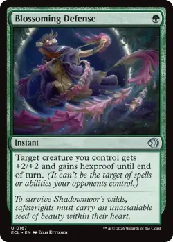 Blossoming Defense | 167 | MTG | Lorwyn Eclipsed | Foil | 50% Off 2nd Item - Image 1