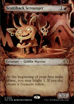 Scuzzback Scrounger (Showcase) | 320 | MTG | Lorwyn Eclipsed | Foil |50% Off 2nd - Image 1