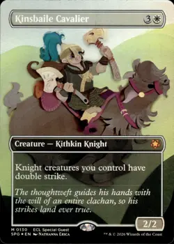 Kinsbaile Cavalier (Borderless)| 130 | MTG | Special Guests | Foil - Image 1