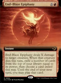End-Blaze Epiphany (Ext Art) | 364 | MTG | Lorwyn Eclipsed | Foil | 50% Off 2nd - Image 1
