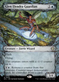 Glen Elendra Guardian (Showcase)| 305 | MTG | Lorwyn Eclipsed | 50% Off 2nd Item - Image 1